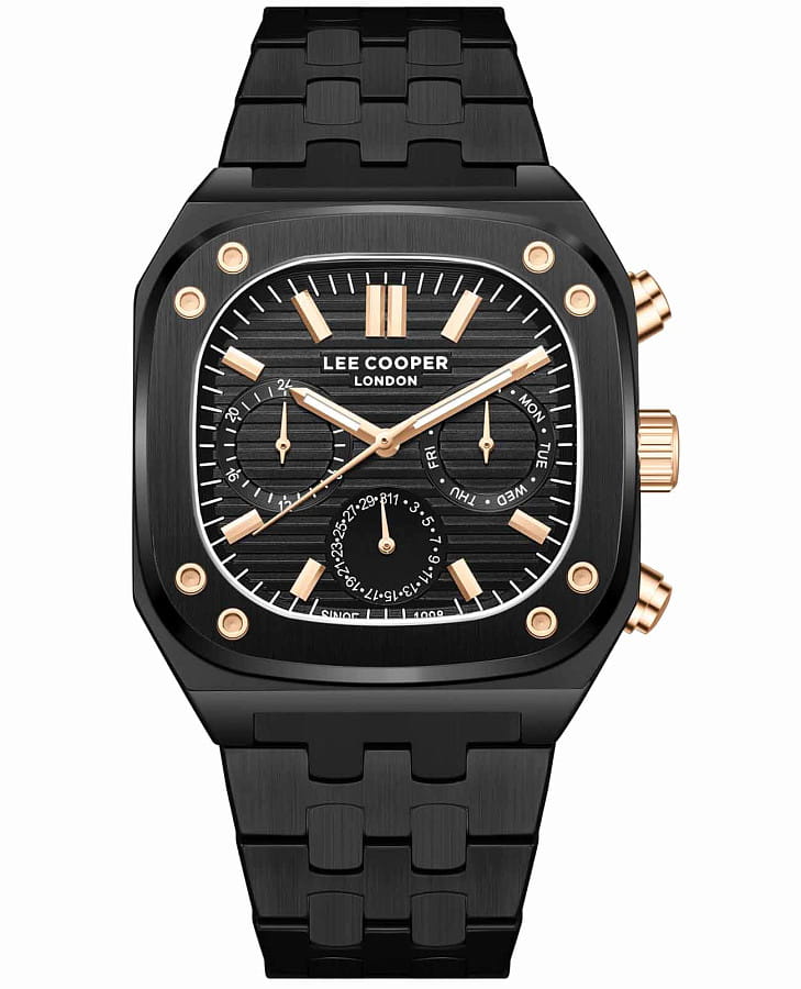 Часы Lee Cooper LC08023.650 — мужские, черный