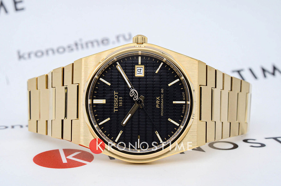 Часы Tissot PRX Powermatic 80 Damian Lillard Special Edition T137.407.33.051.00 — механические, сталь металл