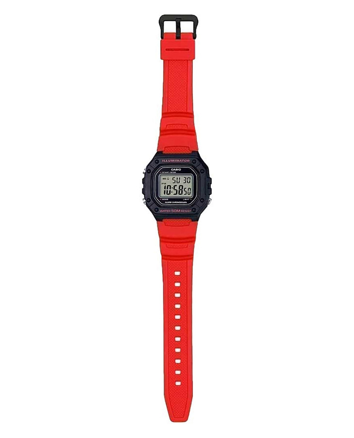 Часы Casio Collection W-218H-4B — Япония, кварцевые