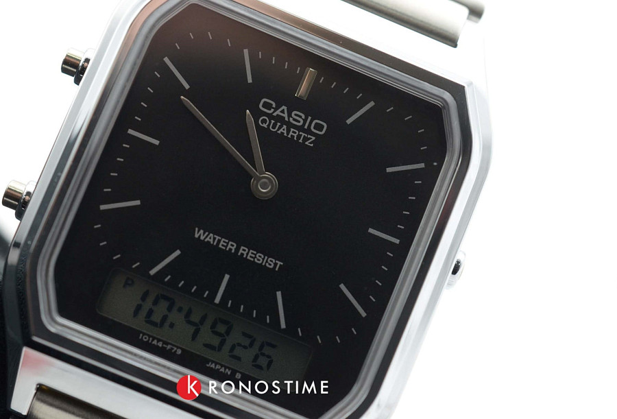 Часы Casio Vintage AQ-230A-1DER — пластик, Япония