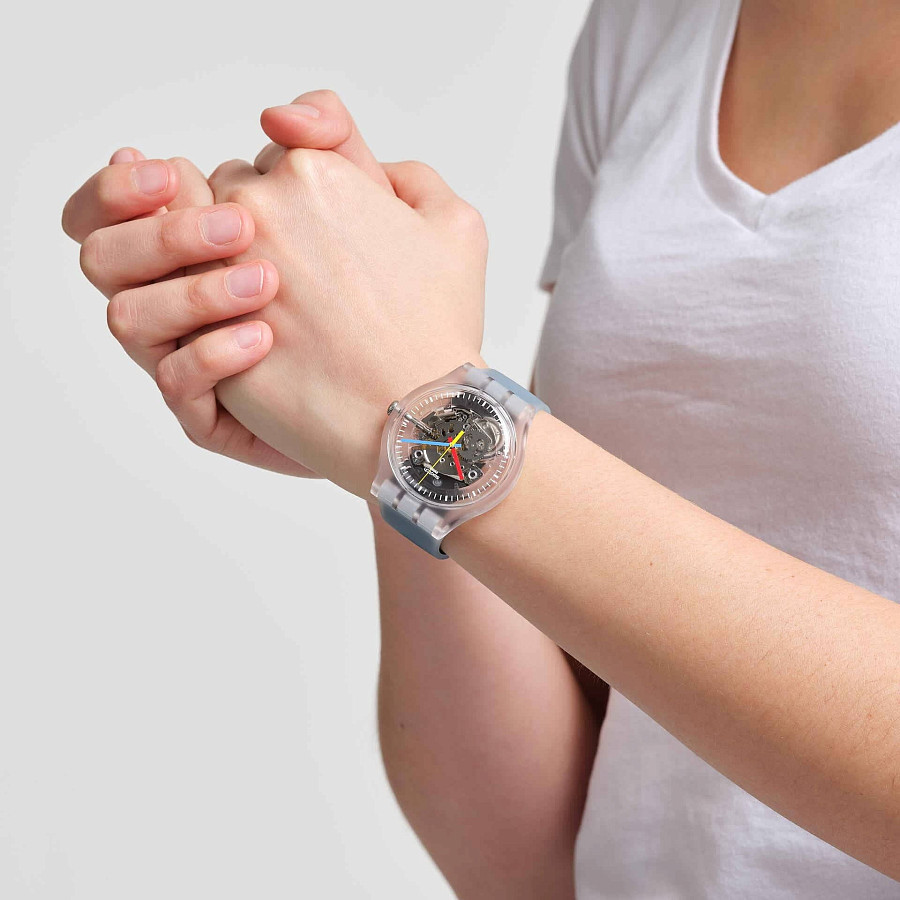 Часы Swatch New Gent SUOK157 — Швейцария, кварцевые