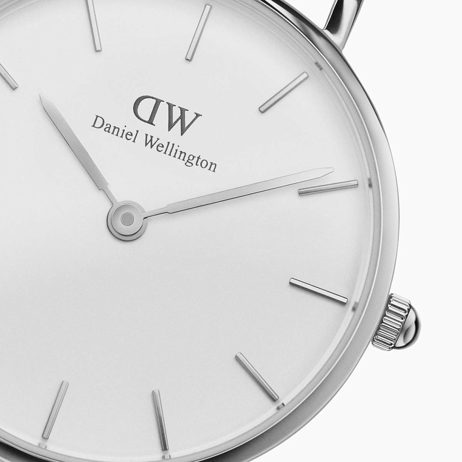 Часы Daniel Wellington Petite Sterling DW00100220 — кварцевые, металл сталь