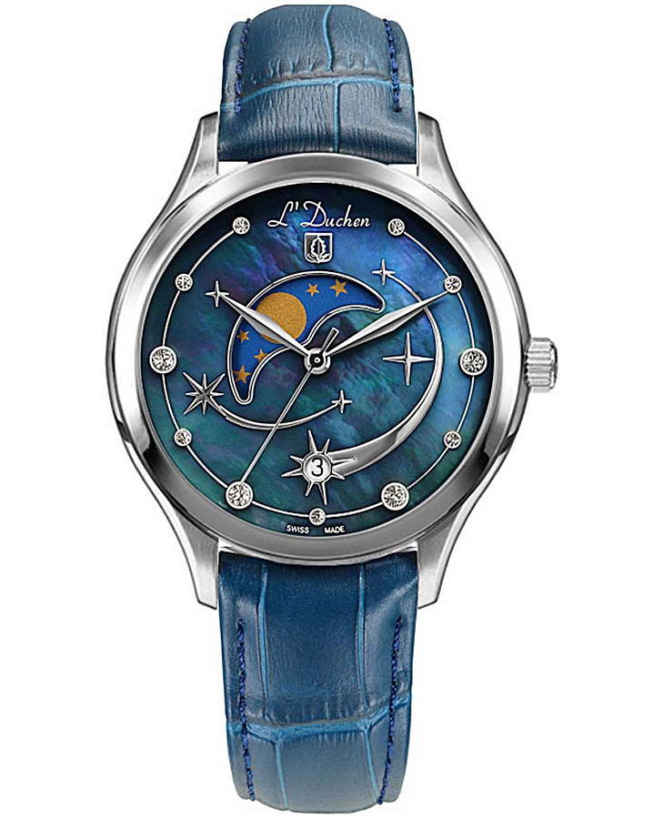 Часы L'Duchen Perseides D 837.13.47 — женские, синий