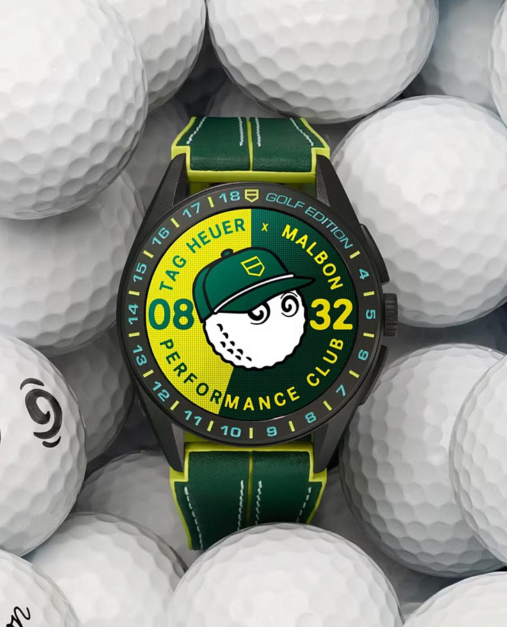 Часы TAG Heuer Connected Malbon Golf Edition SBR8A85.EB0338 — Швейцария, электронные