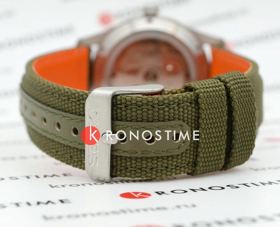Часы Seiko 5 Sports SRPH29K1 — кожа + нейлон, мужские