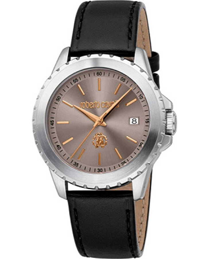 Часы Roberto Cavalli RC5G132L0025 — мужские, коричневый