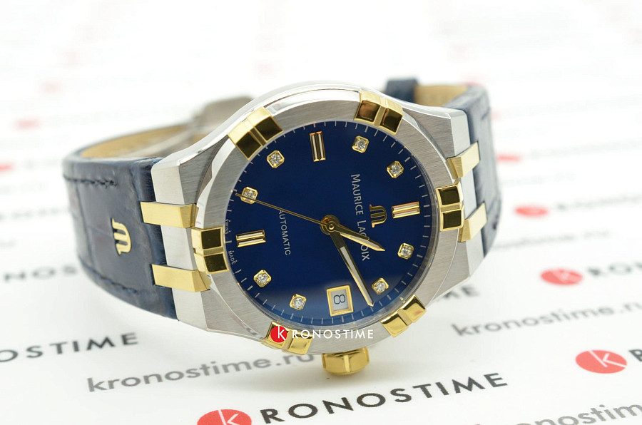 Часы Maurice Lacroix Aikon Automatic AI6006-PVY11-450-1 — механические, металл сталь