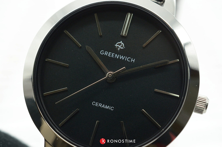 Часы Greenwich GW 331.10.31 — керамика металл сталь, Англия