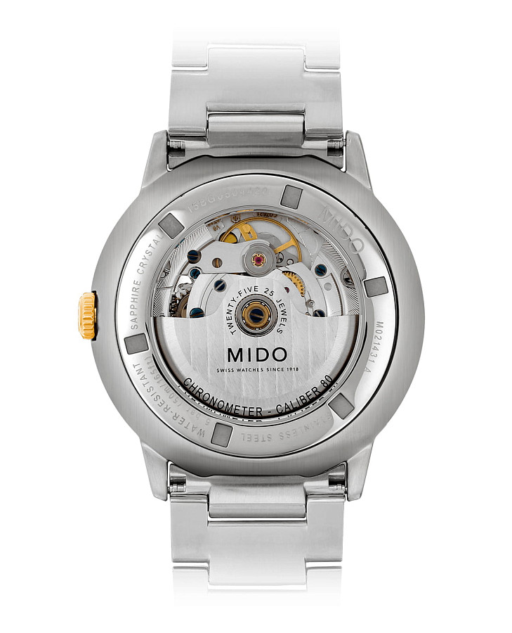 Часы Mido Commander Chronometer M021.431.22.071.00 — механические, металл сталь
