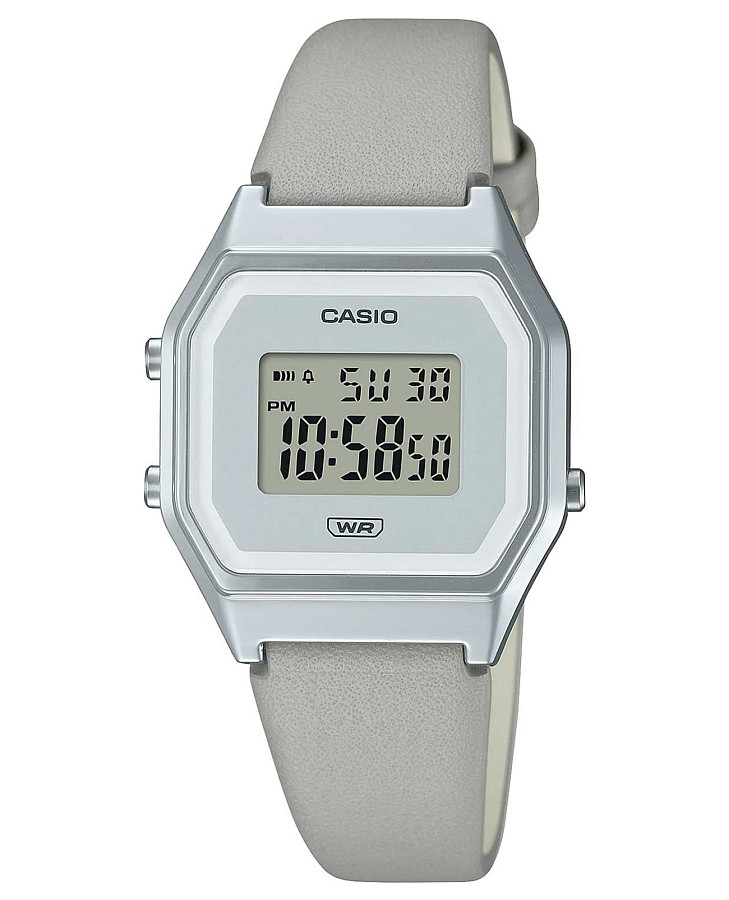 Часы Casio Vintage LA680WEL-8D — женские, серый