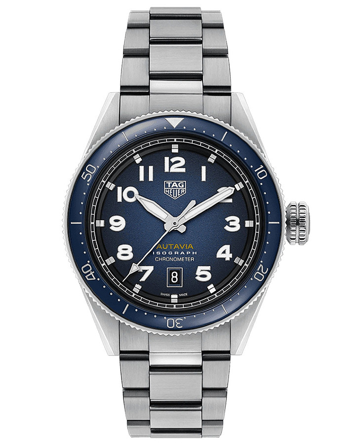 Часы TAG Heuer Autavia WBE5112.EB0173 — мужские, синий