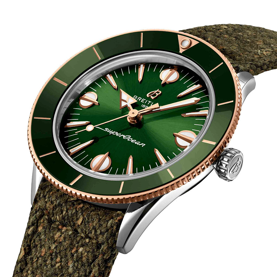 Часы Breitling Superocean Heritage ’57 Highlands U10340361L1A1 — механические, золото сталь