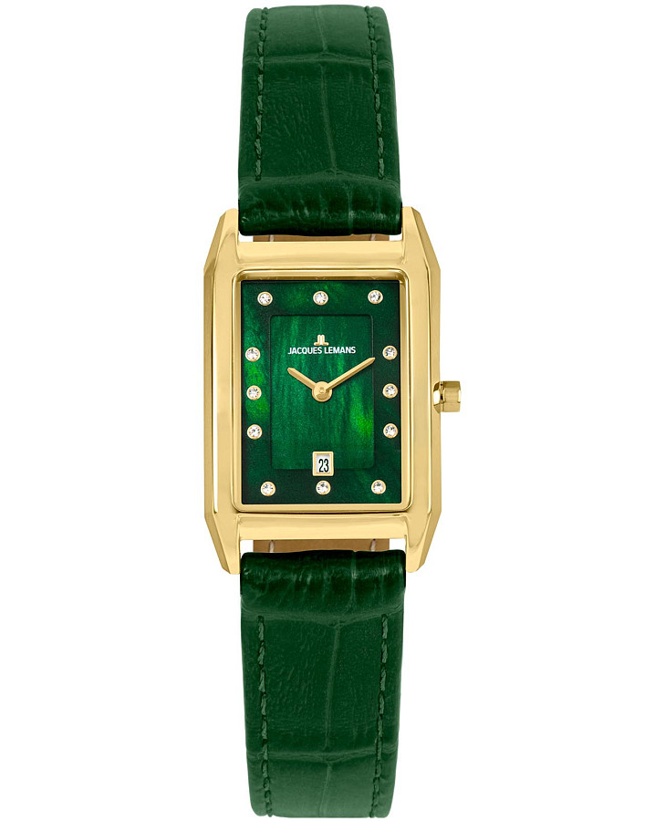 Часы Jacques Lemans 1-2189F — женские, зеленый