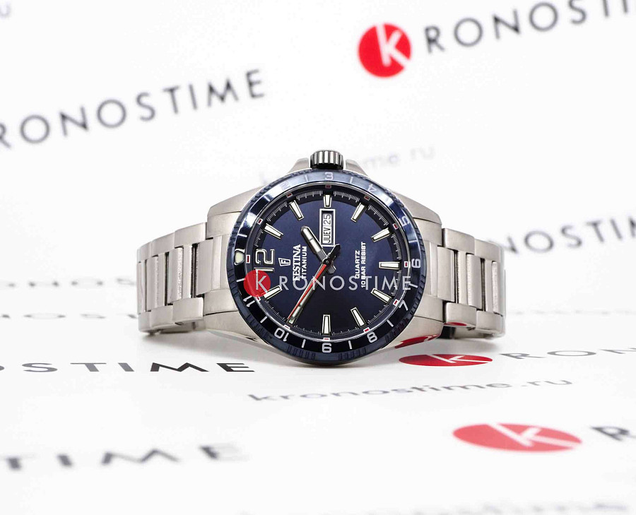 Часы Festina Titanium F20698/2 — кварцевые, титан