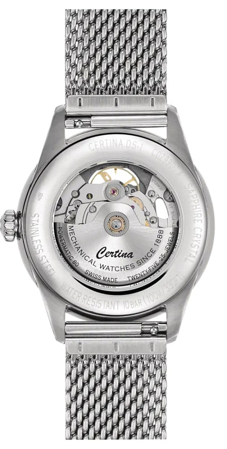 Часы Certina DS-1 Skeleton C029.907.11.031.00 — мужские, нержавеющая сталь