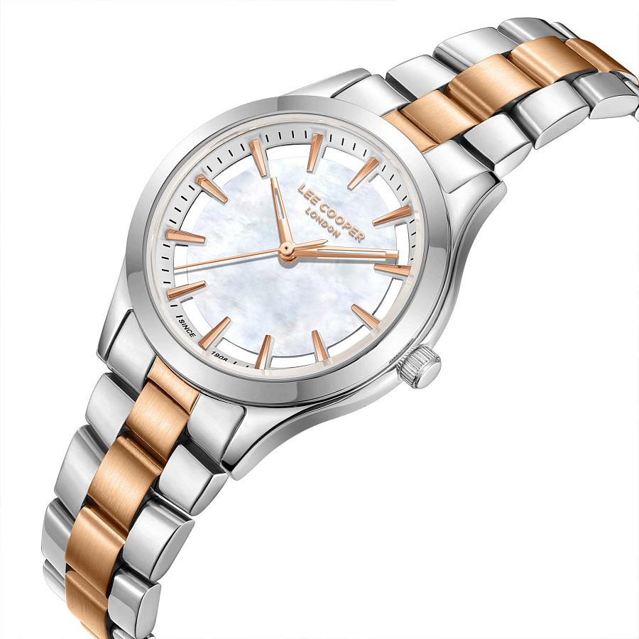 Часы Lee Cooper LC08147.520 — кварцевые, металл суперметалл