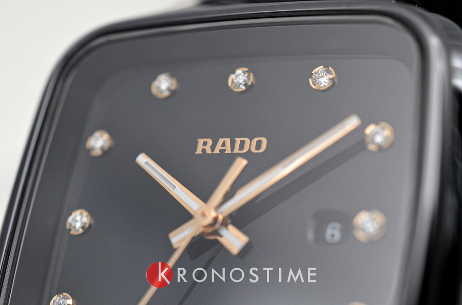 Часы Rado True Square Diamonds R27080702 — Швейцария, кварцевые