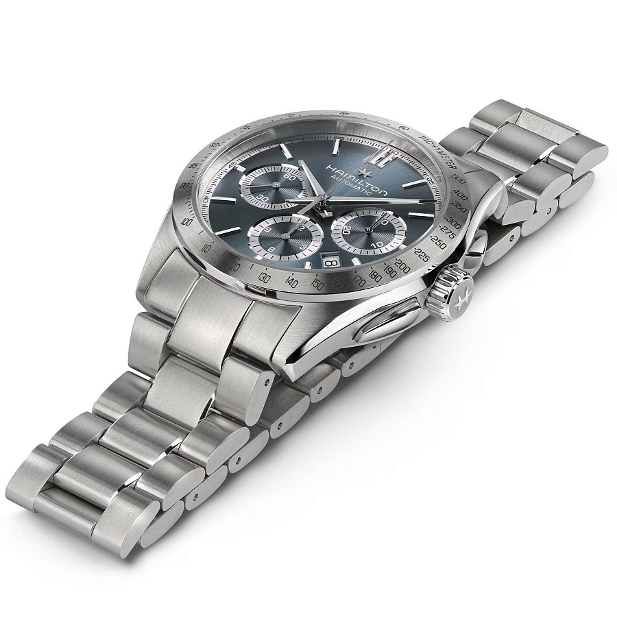 Часы Hamilton Jazzmaster Performer Auto Chrono H36656140 — сталь металл, Швейцария