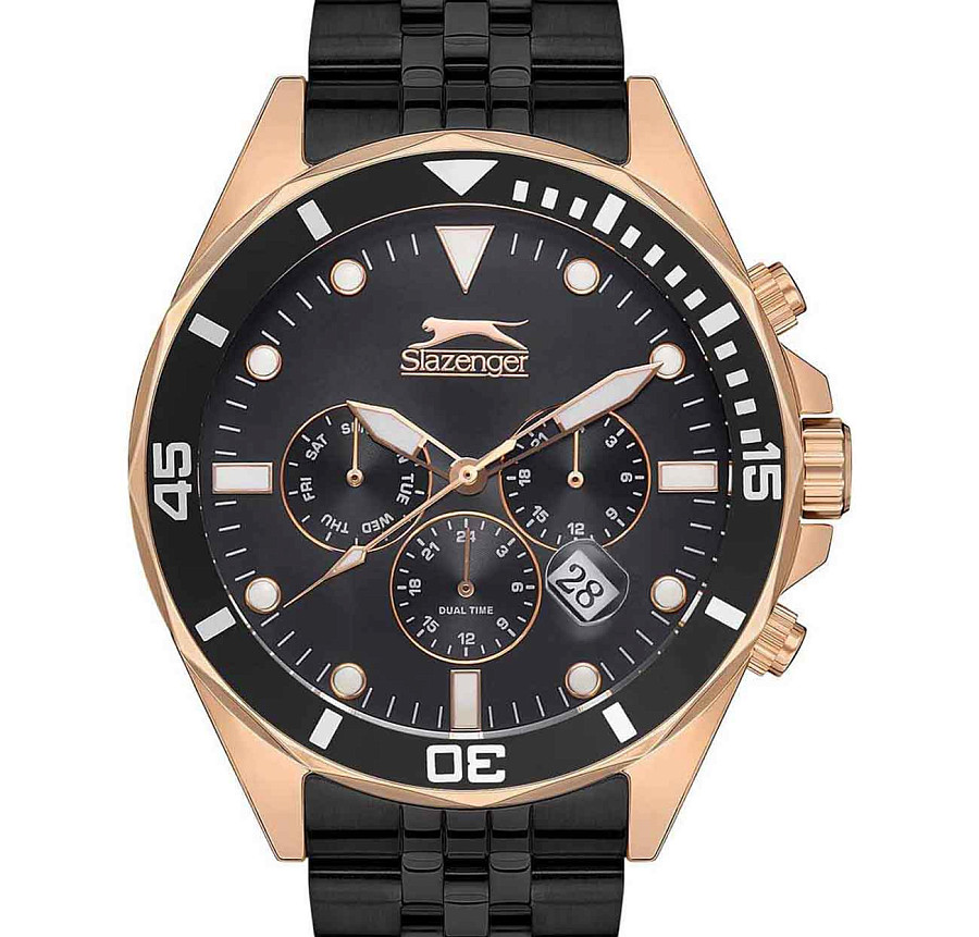 Часы Slazenger SL.09.2130.2.03 — кварцевые, суперметалл металл