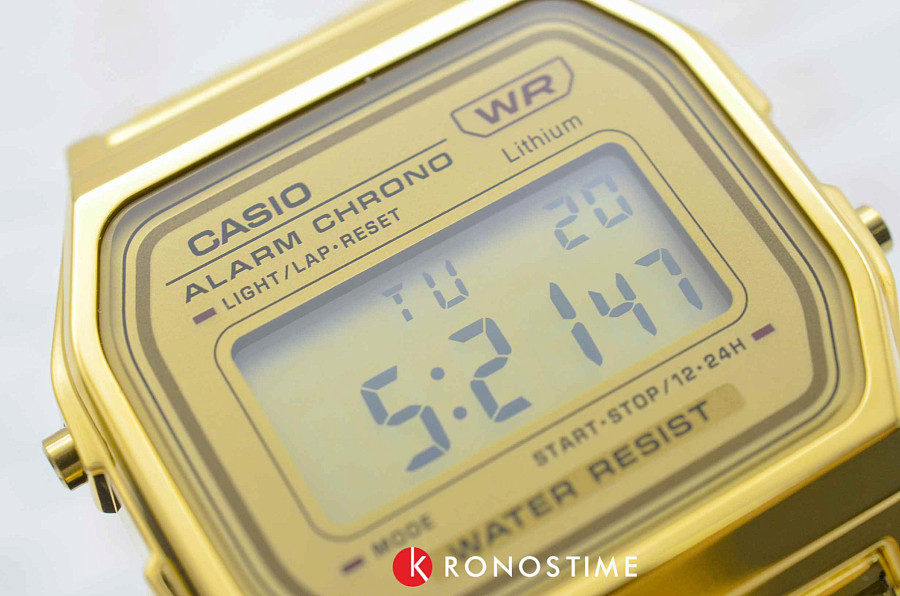 Часы Casio Vintage A158WETG-9A — Япония, кварцевые