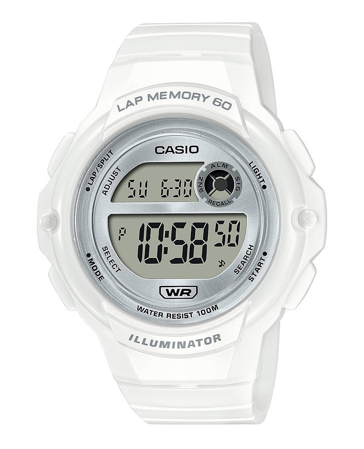 Часы Casio Collection LWS-1200H-7A1VDF (LWS-1200H-7A1) — женские, серебристый