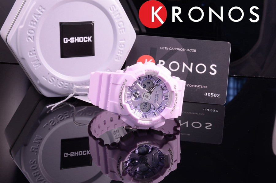 Часы Casio G-Shock GMA-S120DP-6AER — Япония, женские