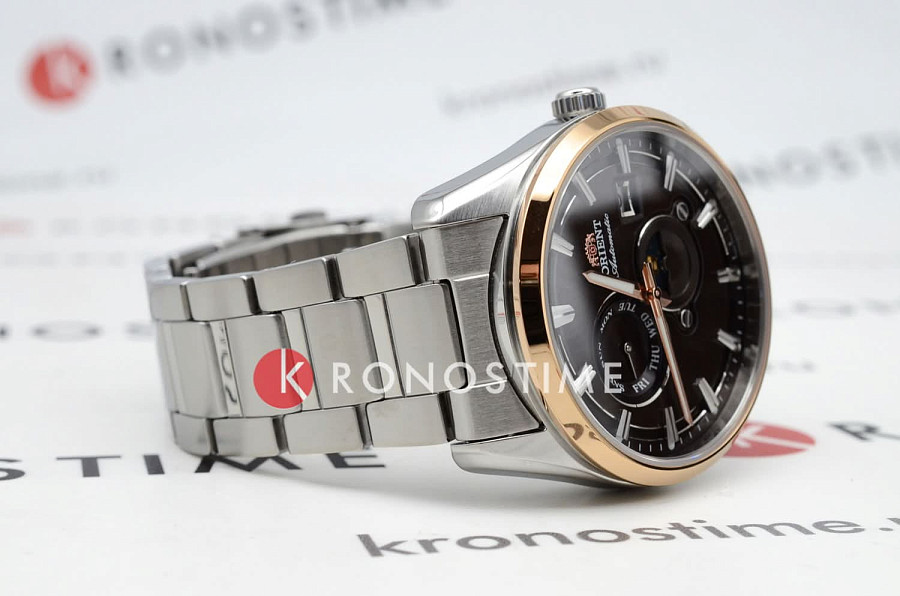 Часы Orient Stretto Sun & Moon RA-AK0313Y — металл сталь, Япония