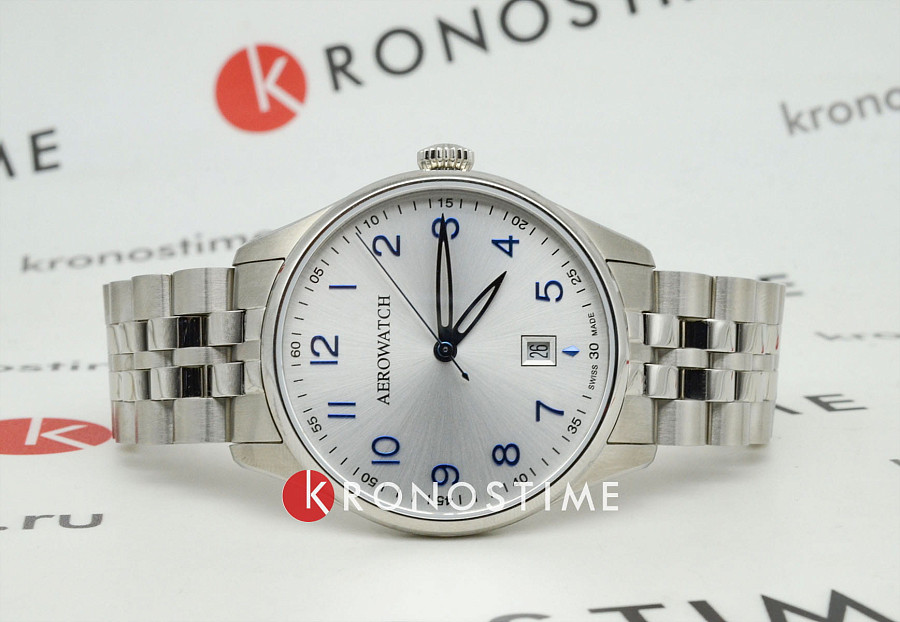Часы Aerowatch Les Grandes Classiques 42997 AA01 M — кварцевые, металл сталь