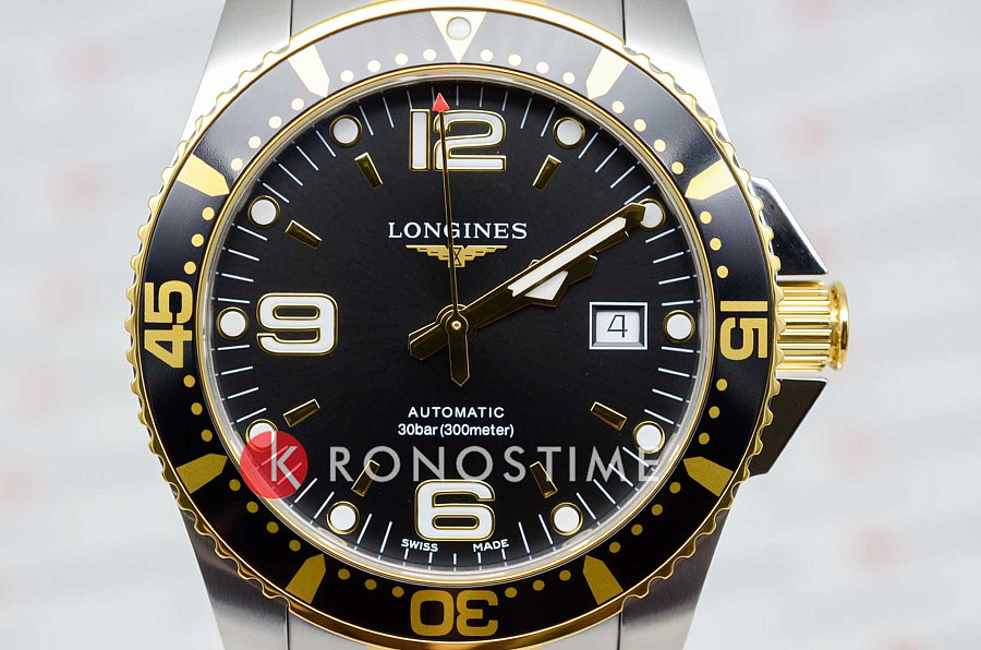 Часы Longines Hydroconquest L3.742.3.56.7 — сталь металл, Швейцария