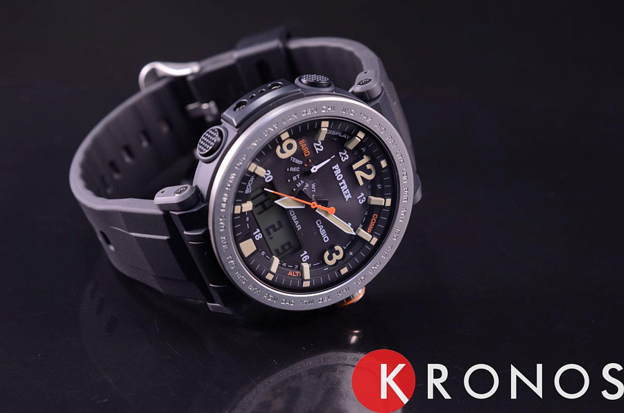 Часы Casio Pro Trek PRG-600-1E — кварцевые, сталь металл