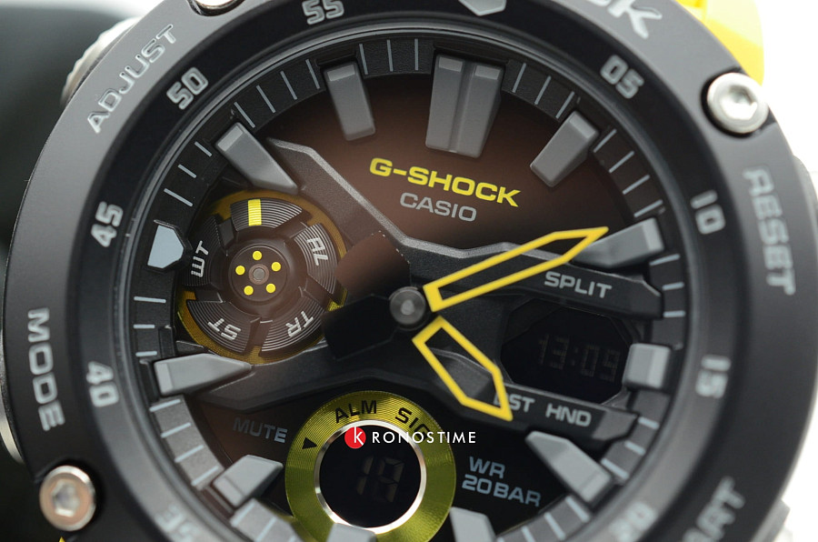 Часы Casio G-Shock GA-2000-1A9DR (GA-2000-1A9) — черный, электронные