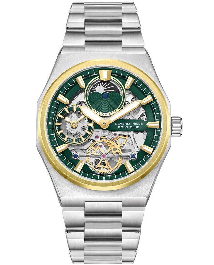 Часы Beverly Hills Polo Club BP3786X.270 — мужские, зеленый