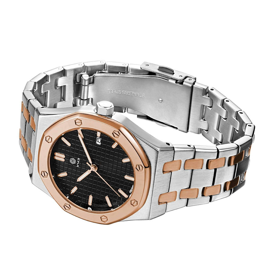 Часы УЧЗ Spectr 1514A5B5 — кварцевые, сталь металл