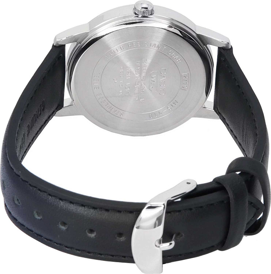 Часы Casio Collection MTS-110L-1A — кварцевые, сталь металл