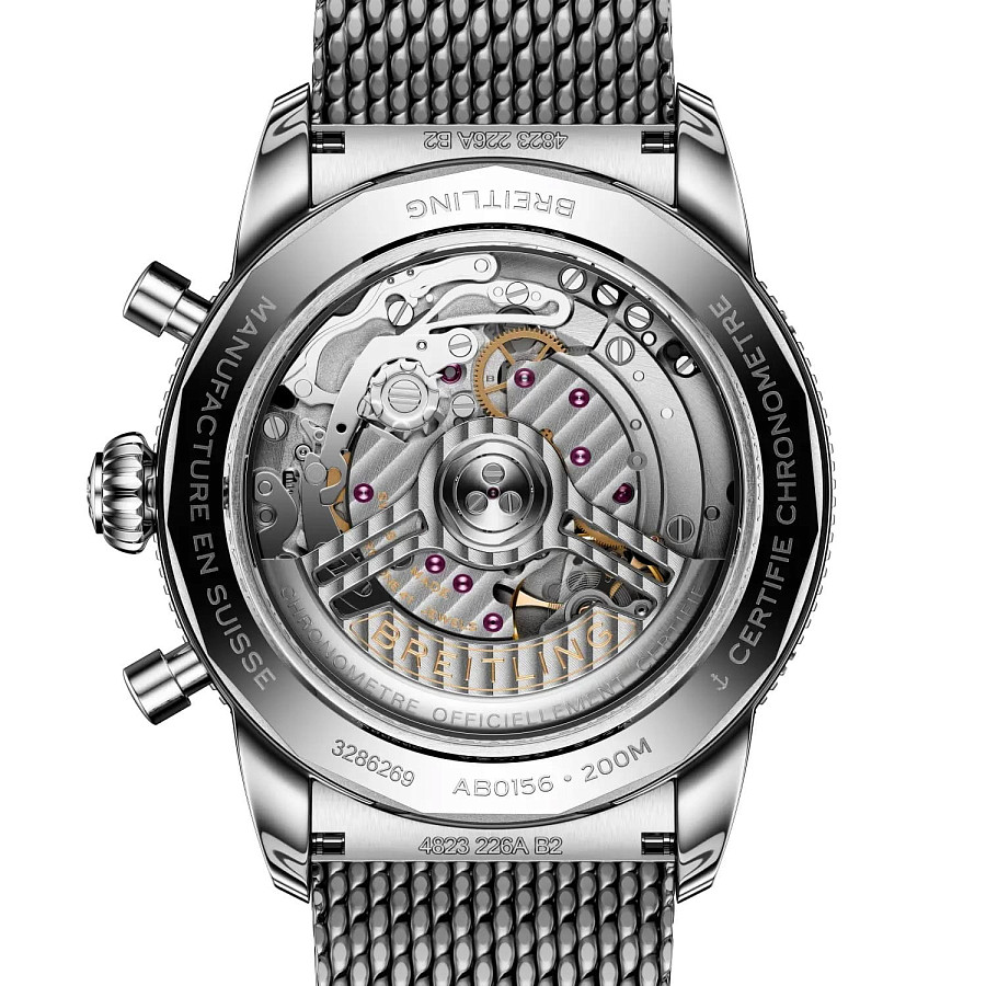 Часы Breitling Superocean Heritage B01 Chronograph 42 mm AB0156361L1A1 — нержавеющая сталь, мужские
