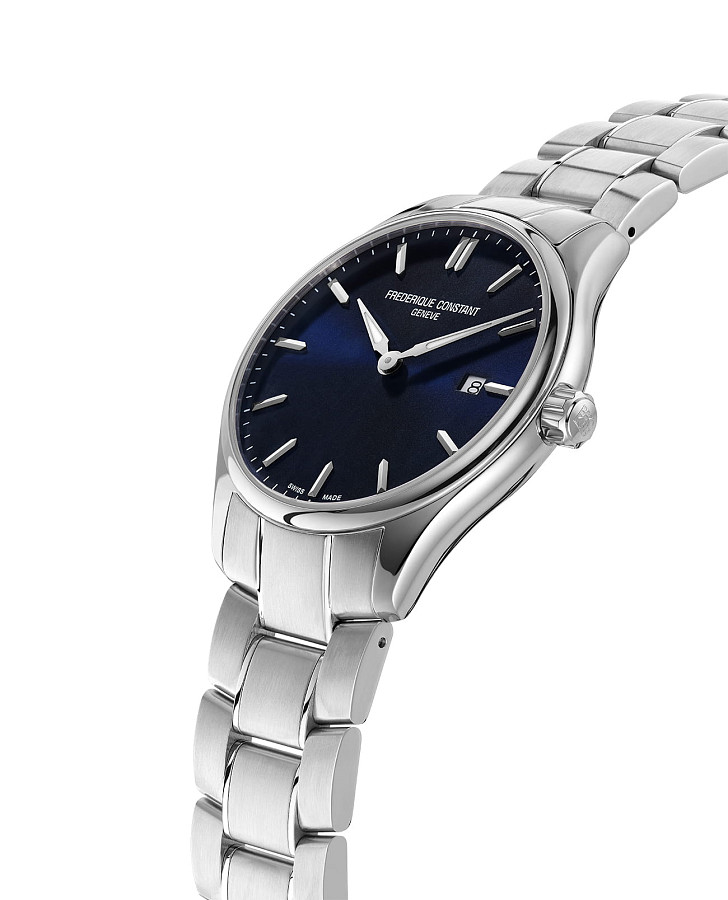 Часы Frederique Constant Classics Quartz FC-220NS5B6B — сталь металл, Швейцария