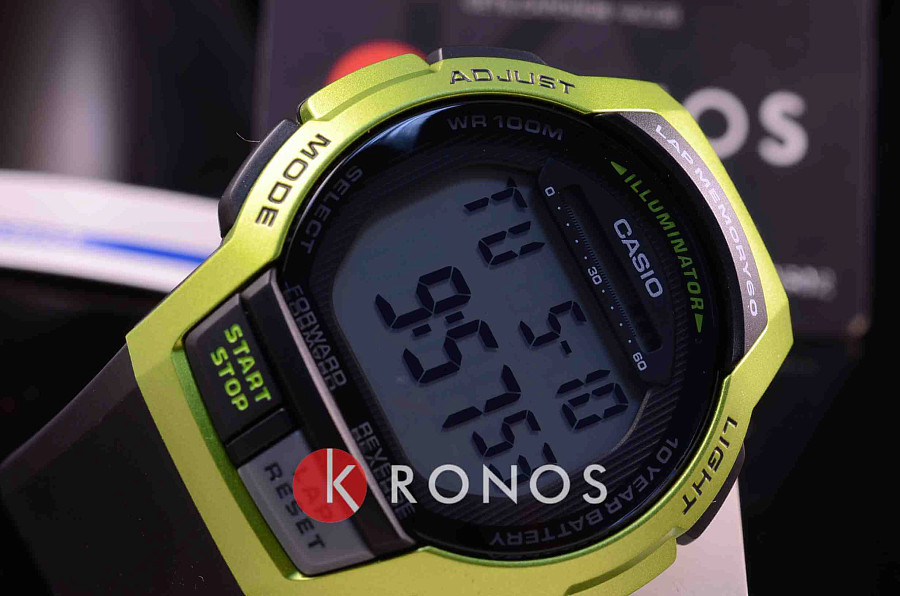 Часы Casio Collection WS-1000H-3A — пластик, Япония