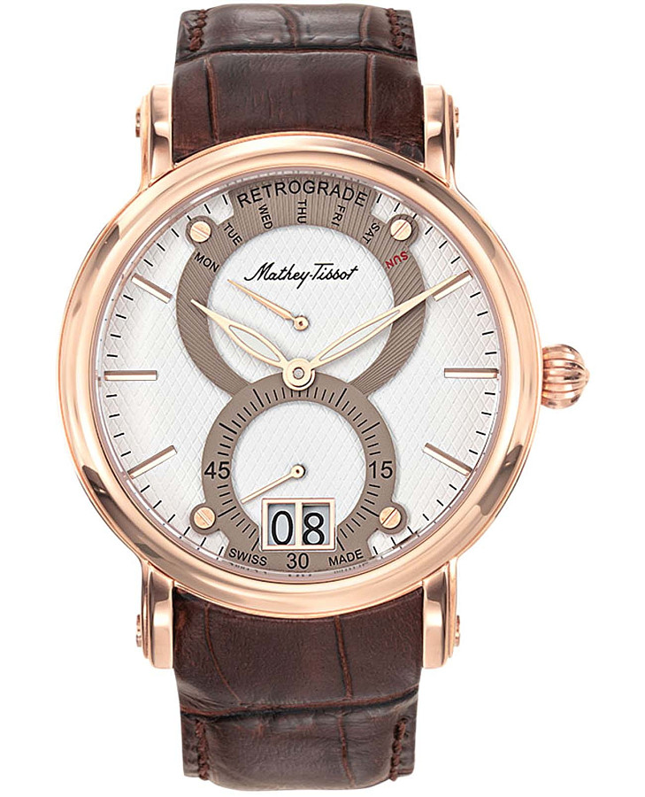 Часы Mathey-Tissot Retrograde H7022PI — мужские, белый