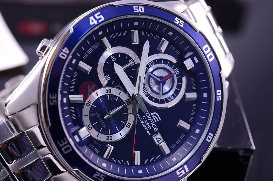 Часы Casio Edifice EFR-547D-2A — мужские, серебристый