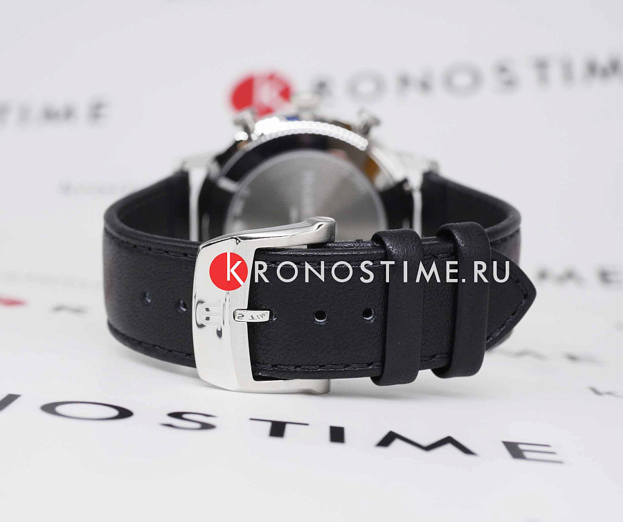 Часы Maurice Lacroix Eliros Chronograph EL1098-SS001-110-2 — мужские, кожаный