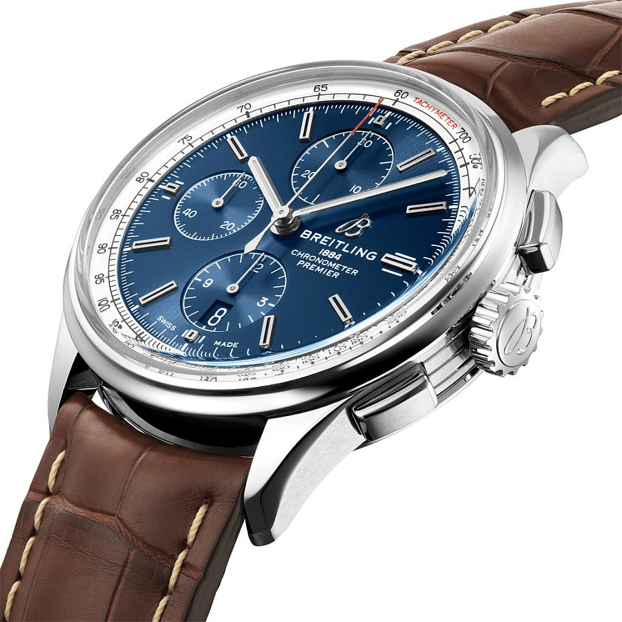 Часы Breitling Premier Chronograph 42 A13315351C1P2 — механические, сталь металл