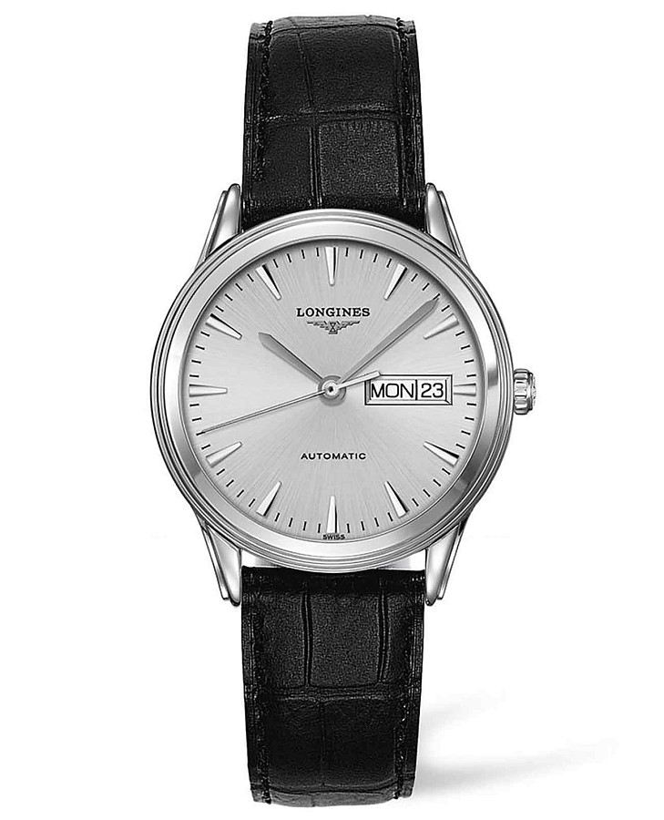 Часы Longines Flagship L4.899.4.72.2 — мужские, серебристый