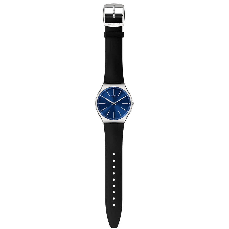 Часы Swatch Skin Irony 42 SS07S125 — мужские, кожаный