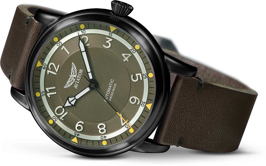 Часы Aviator Douglas Dakota V.3.31.5.227.4 — механические, сталь металл