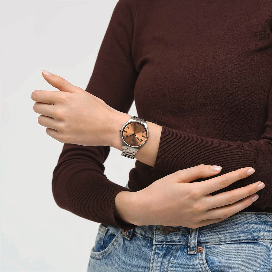Часы Swatch Skin Irony 42 SS07S122G — Швейцария, кварцевые