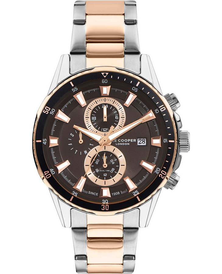 Часы Lee Cooper LC07627.540 — мужские, коричневый