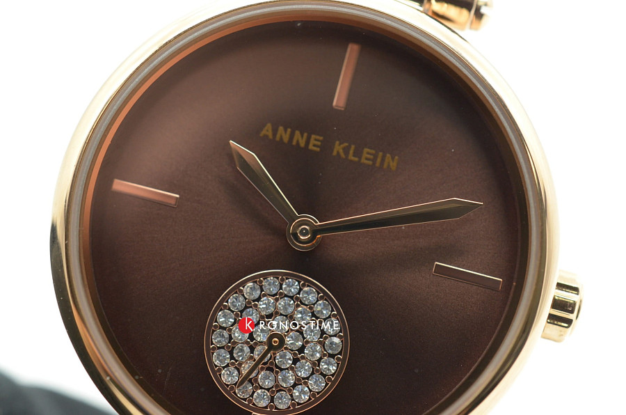 Часы Anne Klein Crystal 3001RGBN — металл, США