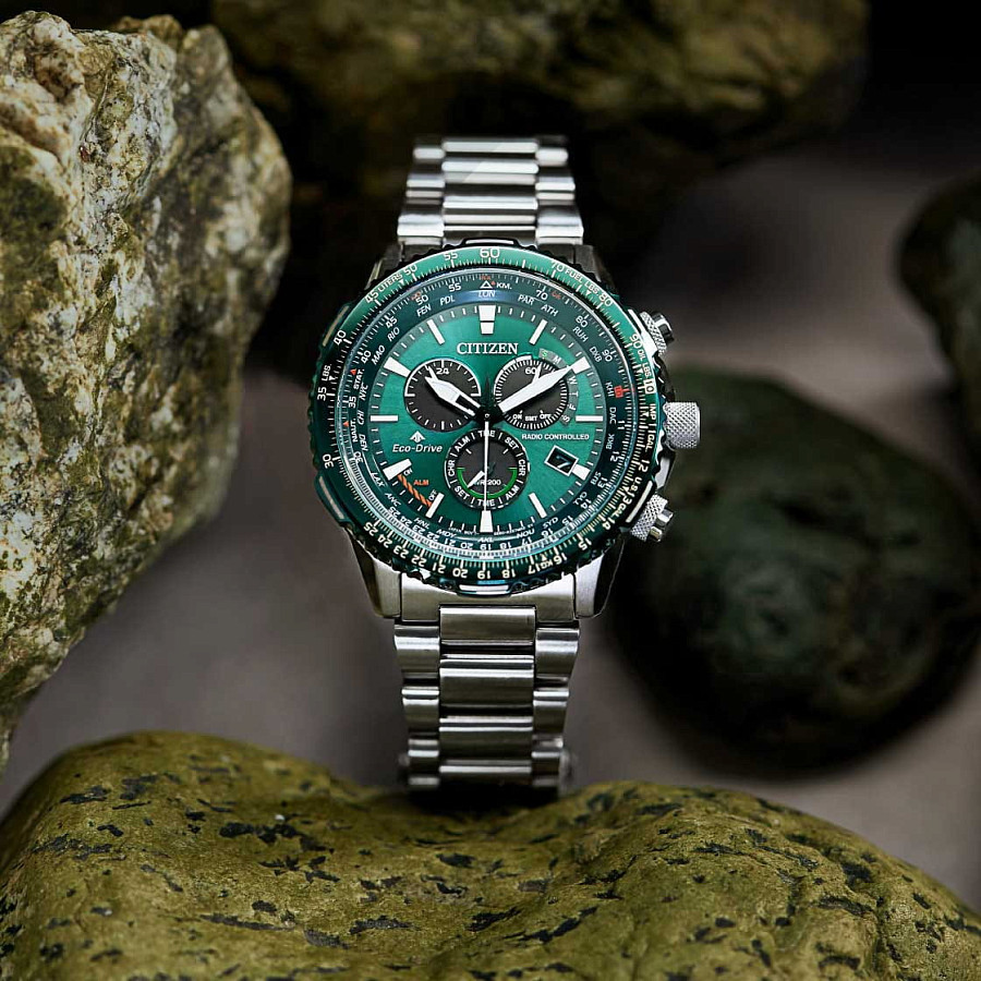 Часы Citizen Promaster CB5004-59W — сталь металл, Япония
