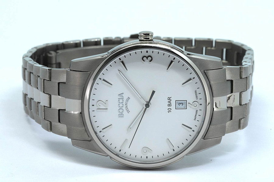 Часы Boccia Titanium 3632-01 — титан, Германия