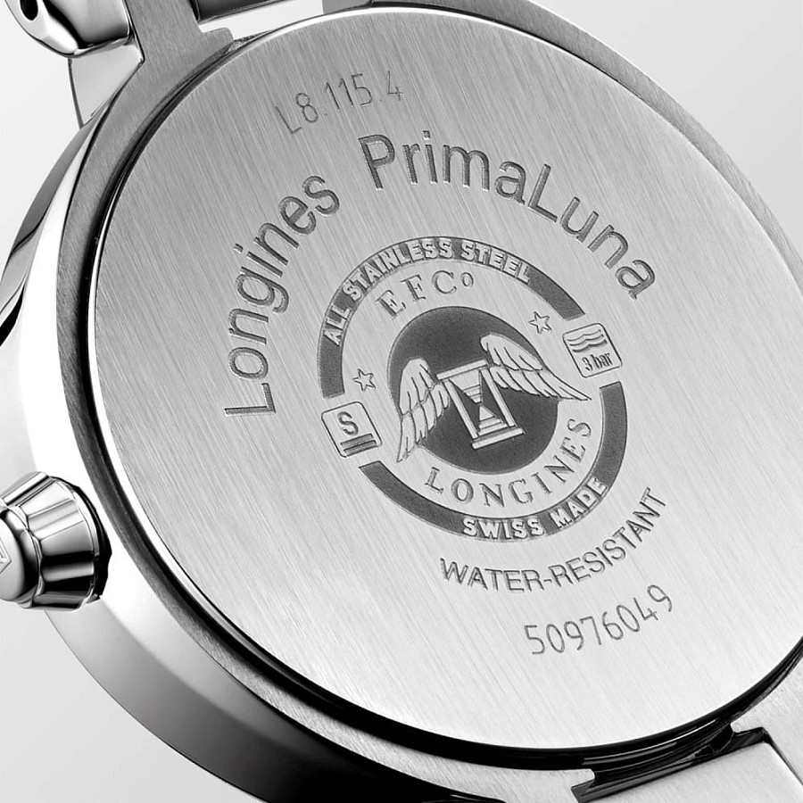 Часы Longines PrimaLuna L8.115.4.98.6 — артикул L81154986, женские